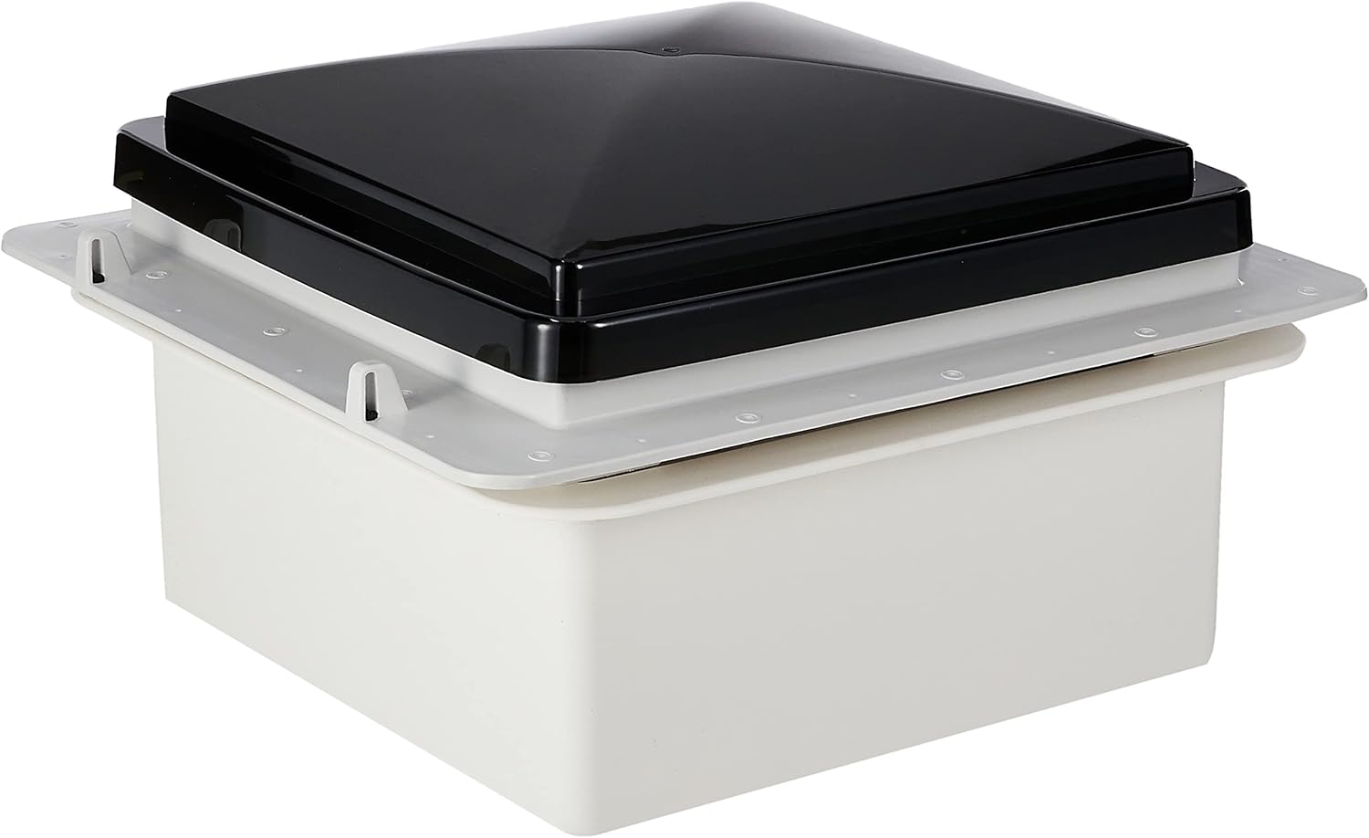 Maxxair 00A04401K Smoke Roof Top MaxxFan with Mounting Tabs