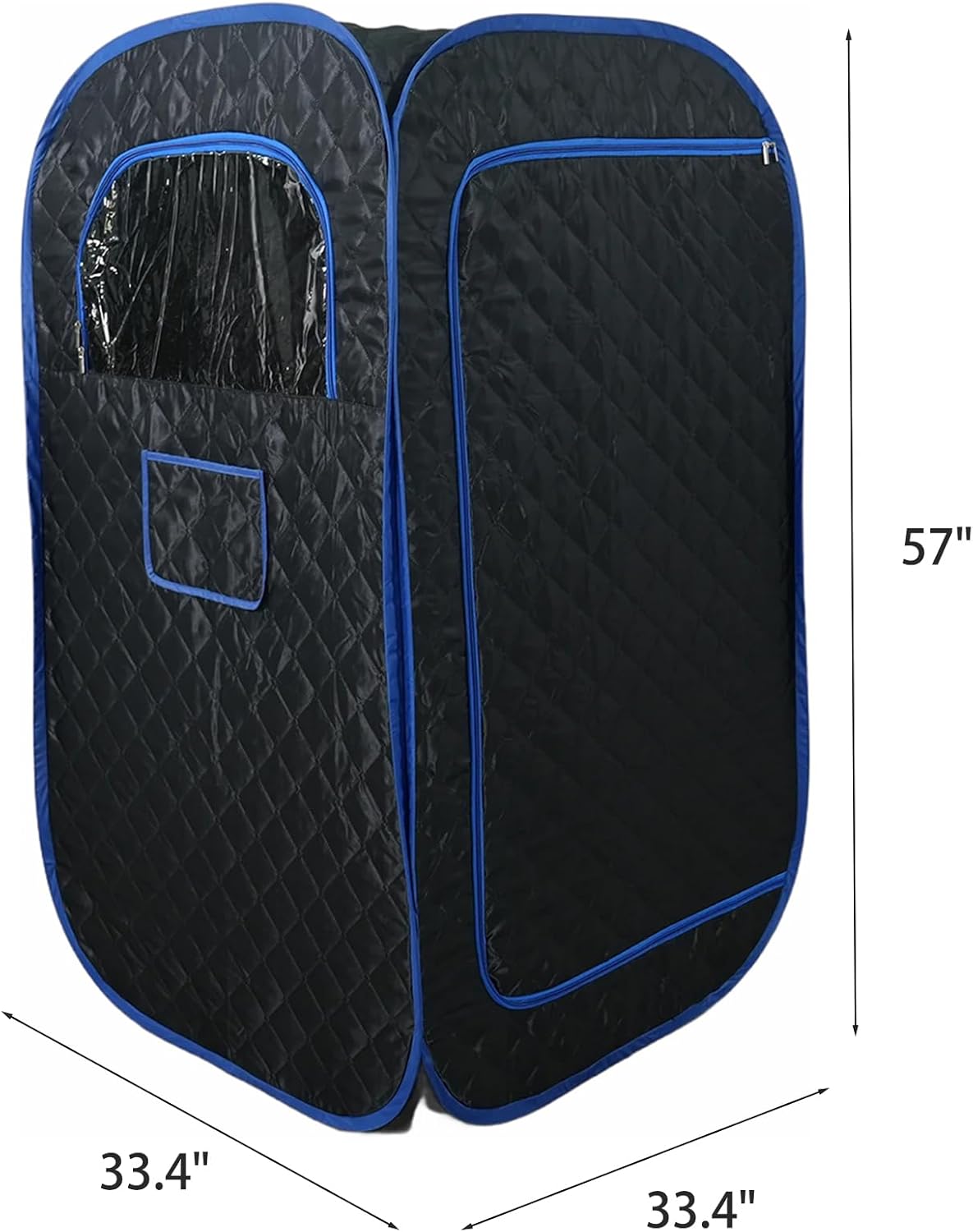 Portable Sauna for Home, Full Body Steam Sauna Room, Personal Sauna with 3 1000W Steam Generator, 9 Temperature Settings, Foldable Chair, Remote Control Included