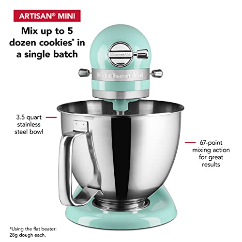 KitchenAid Artisan Mini 3.5 Quart Tilt-Head Stand Mixer - KSM3316X - Candy Apple Red