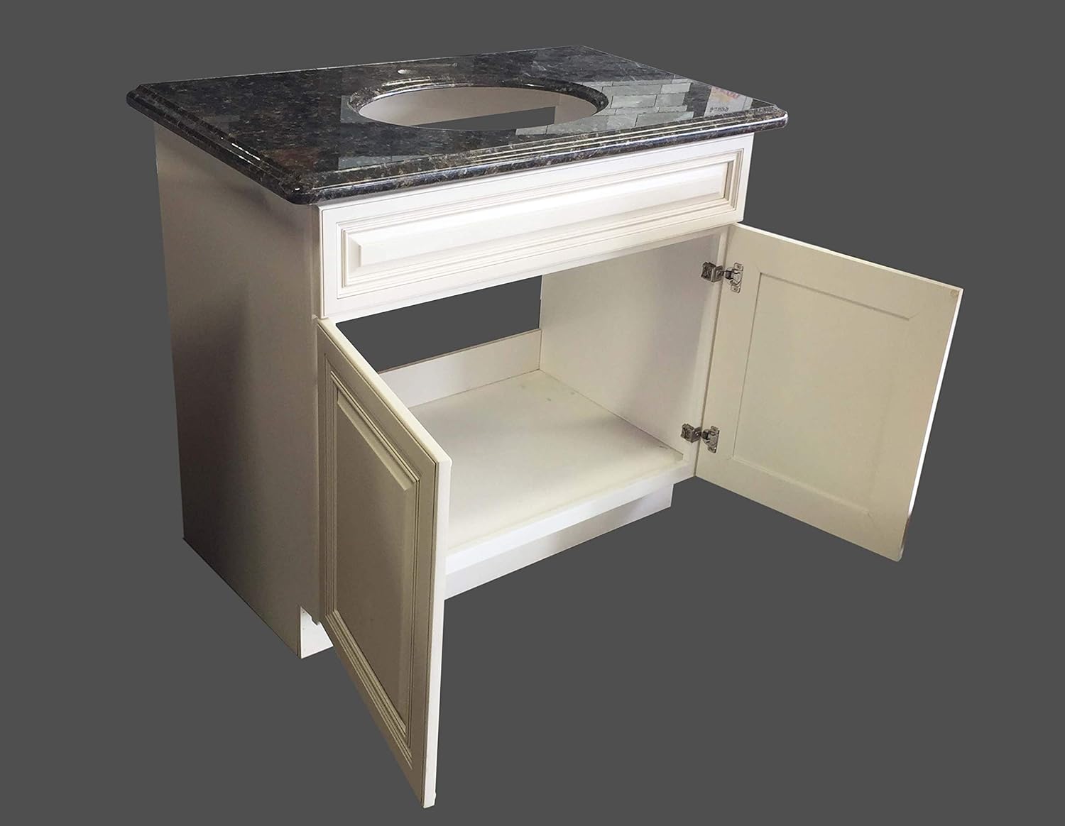 New Atique White Single-Sink Bathroom Vanity Base Cabinet 30" Wide x 21" Deep