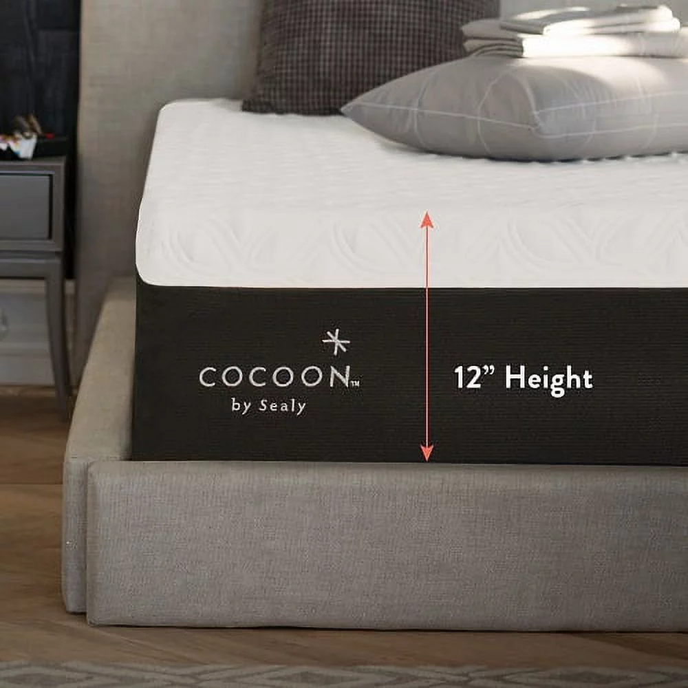 Cocoon by Sealy 12" Medium Hybrid Mattress in a Box, Adult, Full