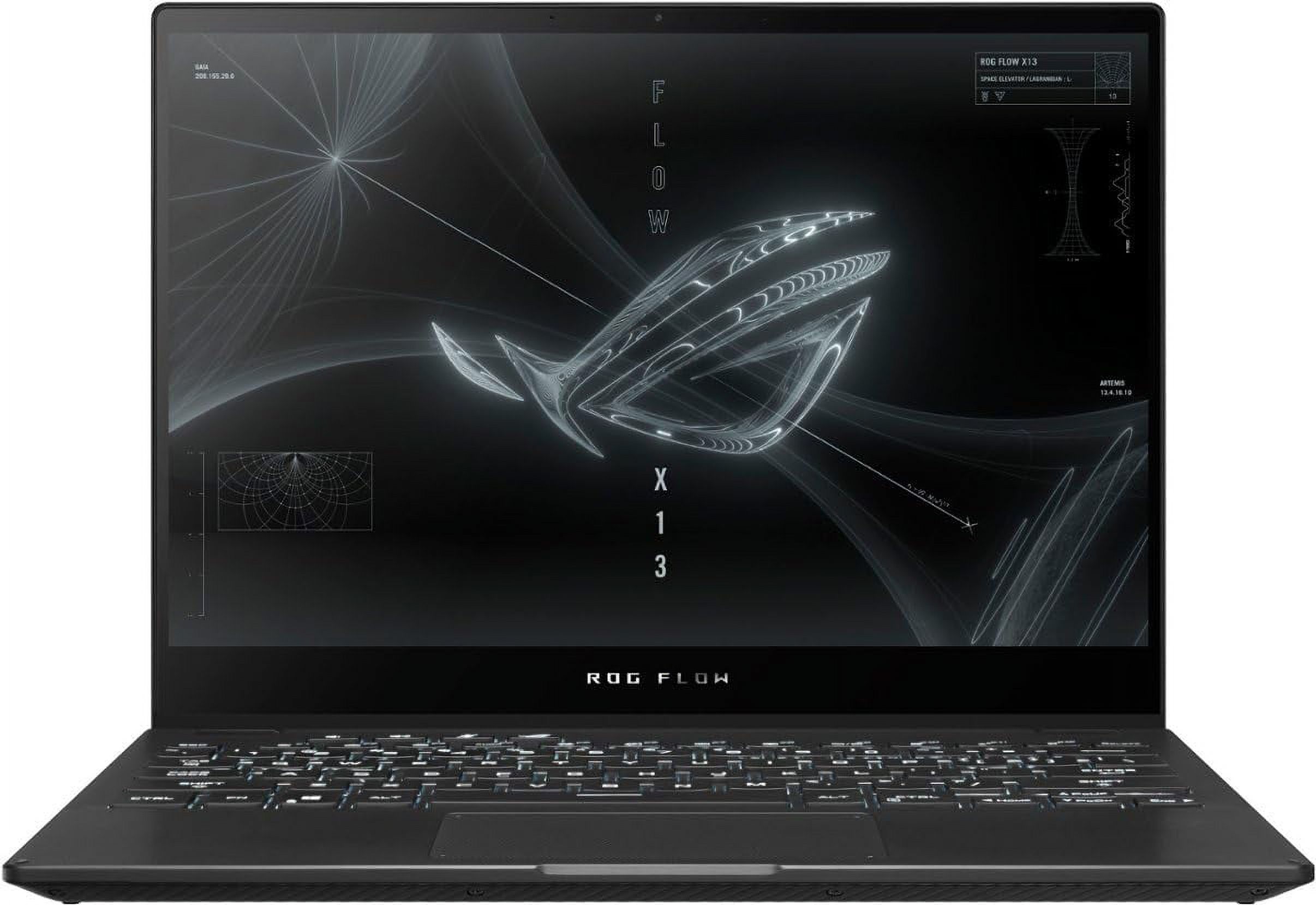 ASUS ROG 13.4" WUXGA Touch 2-in-1 Gaming Laptop, 360-degree adjustability, AMD Ryzen 9 6900HS, 16GB Memory, 2TB SSD, NVIDIA GeForce RTX 3050 Ti, Backlit KB, Win 11, Off Black, W/GaLiMu