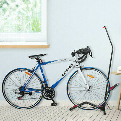 Bike Floor Stand Bike Rack Stand for Vertical/Horizontal Indoor Bike Storage