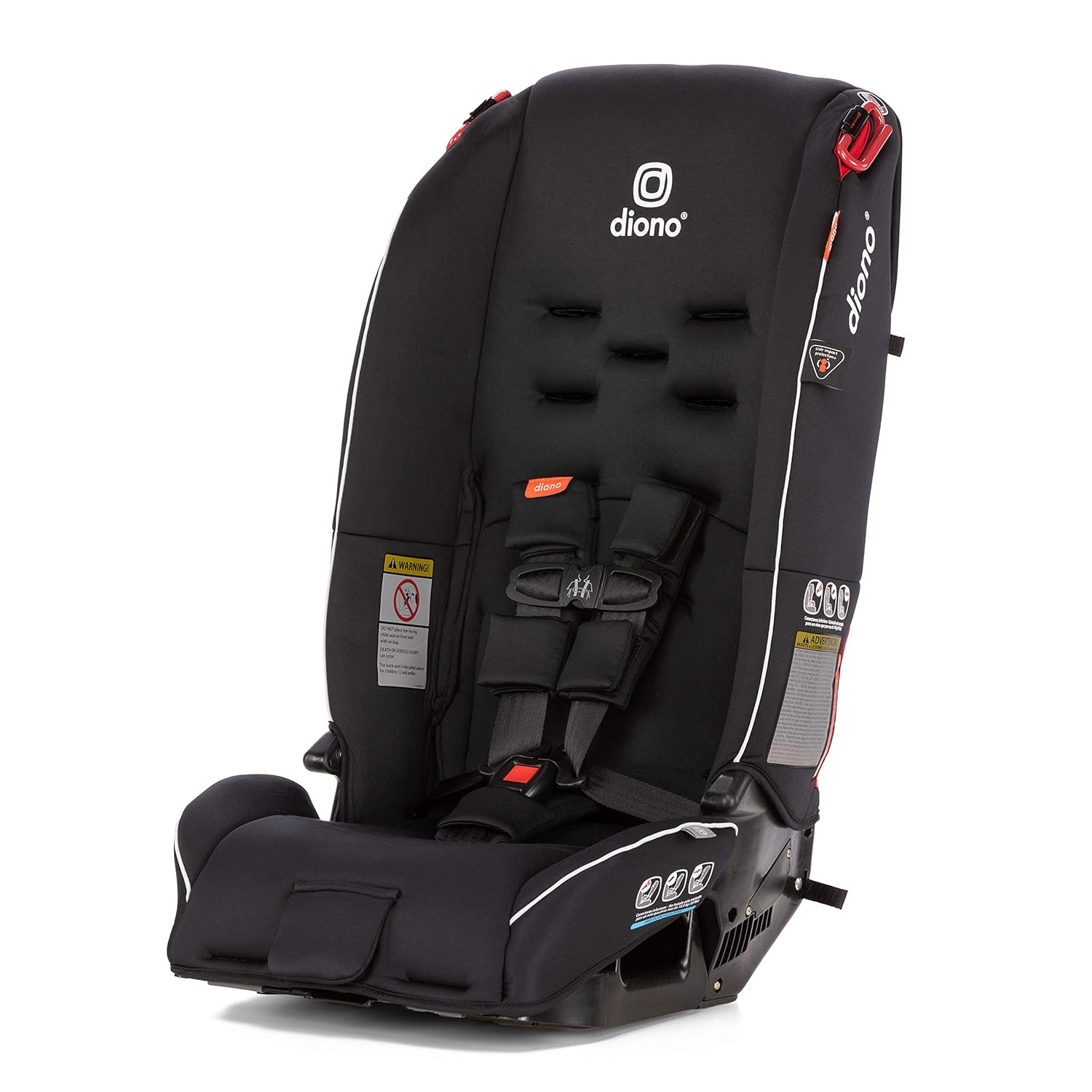 Diono Radian 3R, 3-in-1 Convertible Car Seat, Rear Facing & Forward Facing, 10 Years 1 Car Seat, Slim Fit 3 Across, Pink Blossom