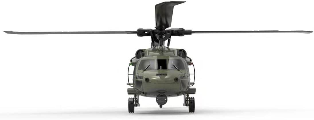 MAYS RC Helicopter for Adults, F09 1/47 2.4G 6CH Brushless Direct Drive Remote Control Military Helicopter for American UH60-Black Hawk Helicopter (RTF Edition)