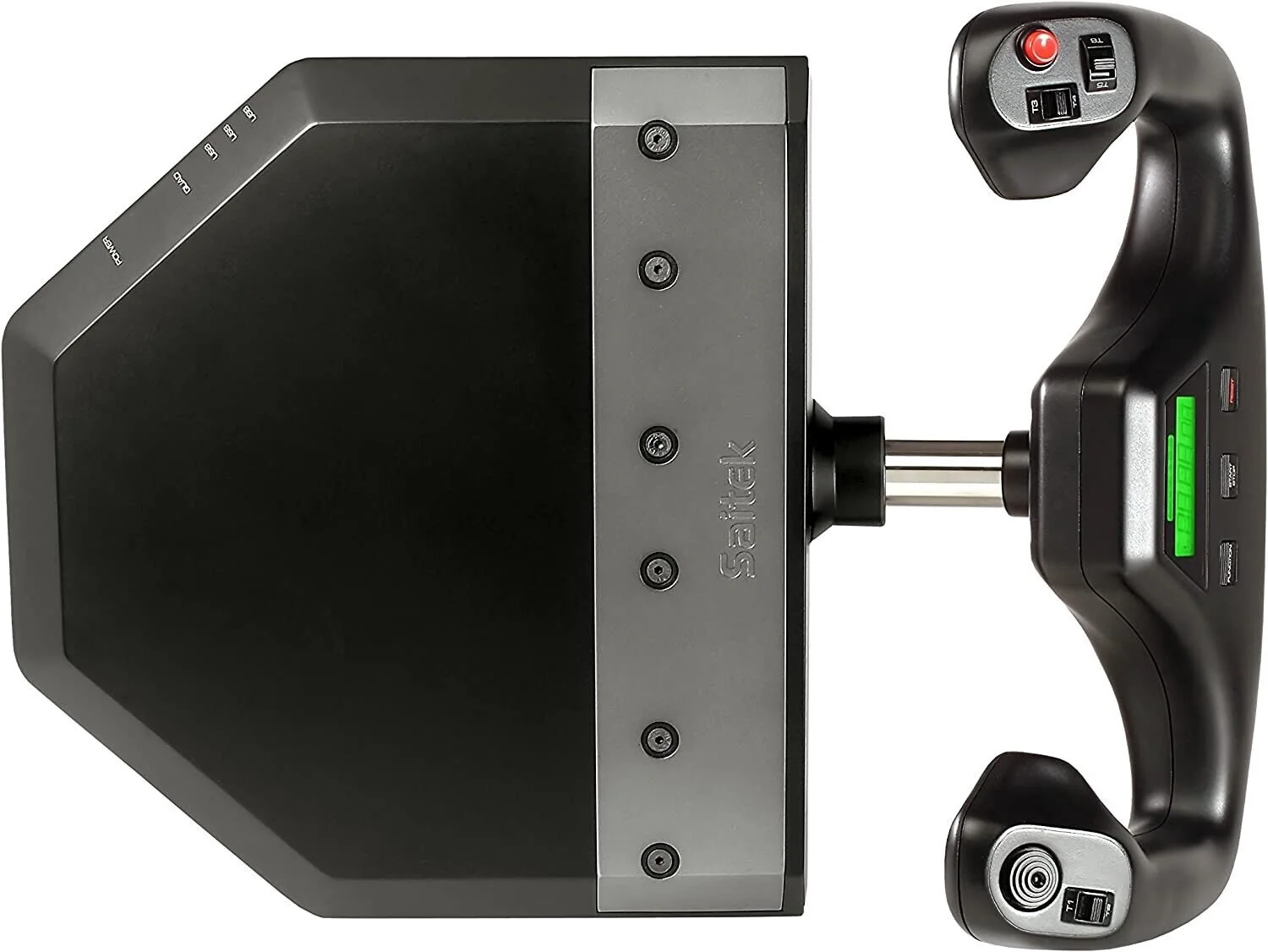 Logitech Flight Yoke System Professional Simulation Yoke and Throttle Quadrant - Preowned