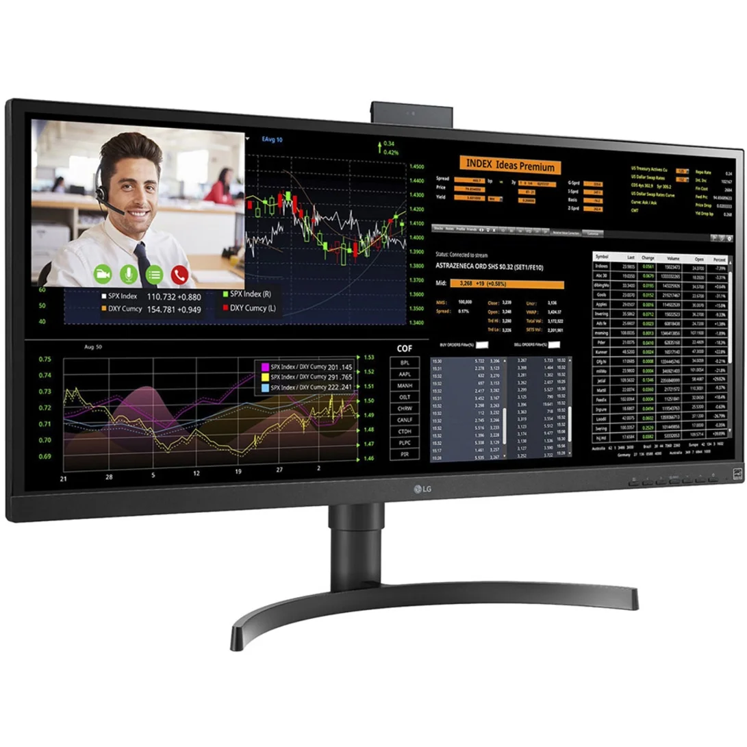 34 Lg Fullhd 2560x1080 Ultrawide Ips Thin Client Led Monitor 34cn650n-6a