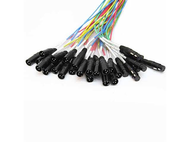 Seismic Audio - SAXQ-24x8x150 - 24 Channel 150 Foot Snake Cable (XLR u0026 TRS) Returns - 24x8x150 - Co