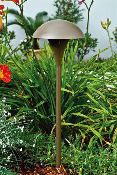 Dabmar Lighting LV67-PG Cast Aluminum Path/Walkway/Area Light, Patina Green