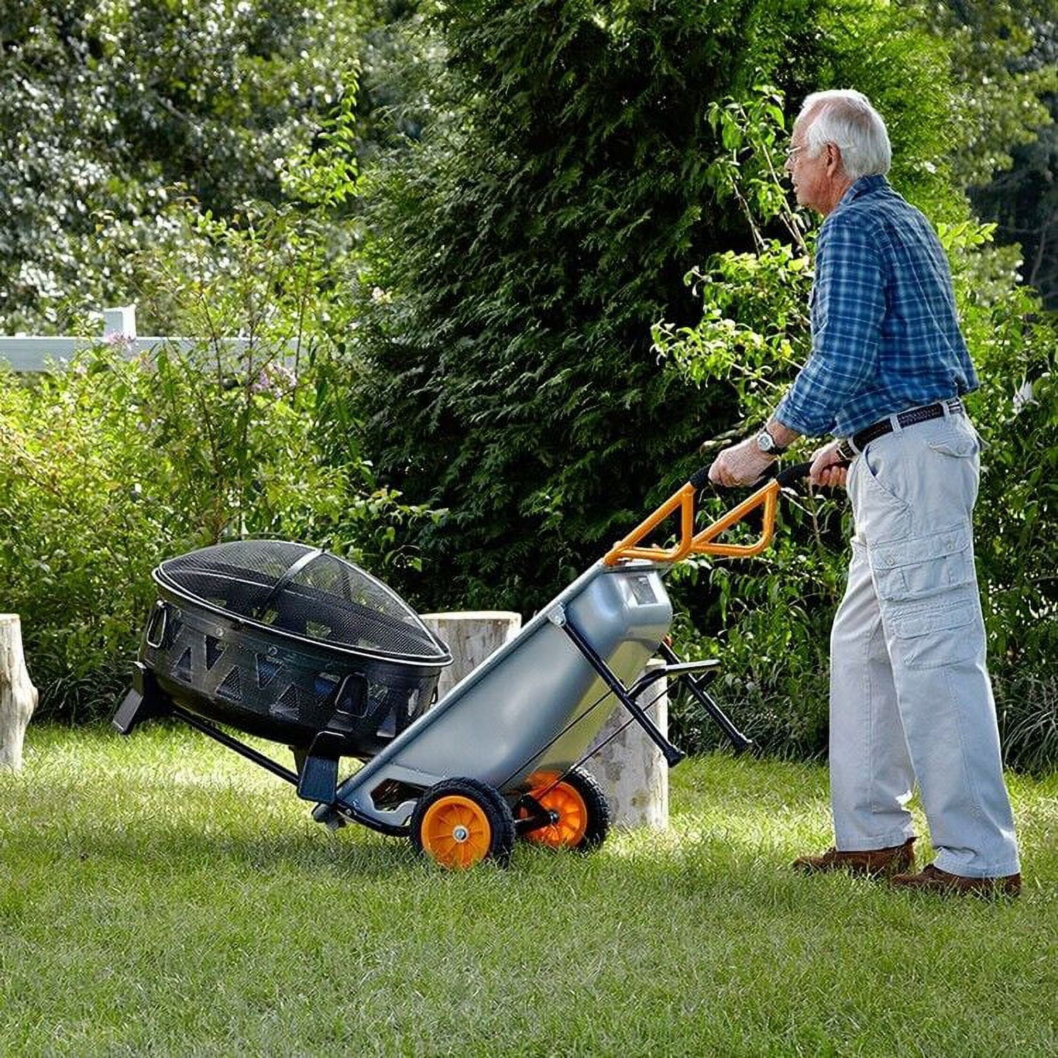 Worx WG050 Aerocart 8-in-1 Yard Cart / Wheelbarrow / Dolly