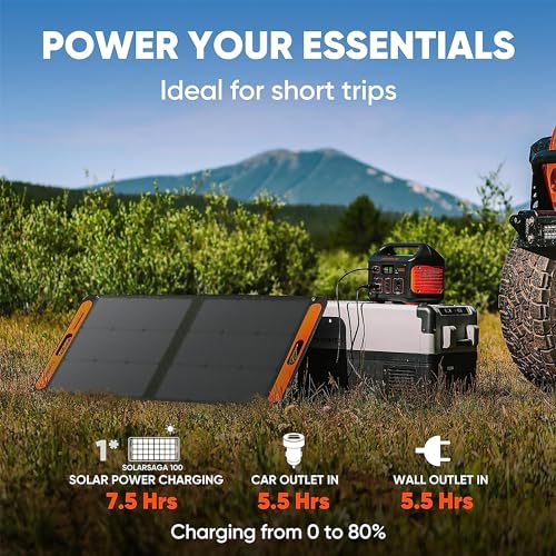 Jackery Portable Power Station Explorer 500, 518Wh Outdoor Solar Generator Mobile Lithium Battery Pack with 110V/500W AC Outlet for Home Use, Emergency Backup,Road Trip Camping (Solar Panel Optional)