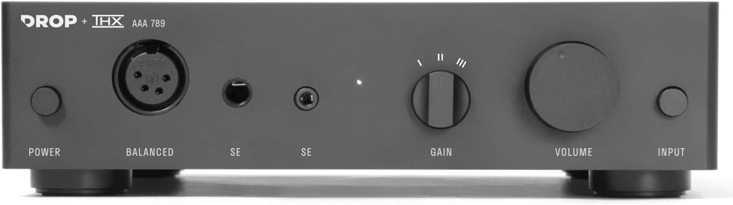Drop + THX AAA 789 Linear Headphone Amplifier - Desktop Amp with Balanced XLR and Single-Ended RCA Inputs