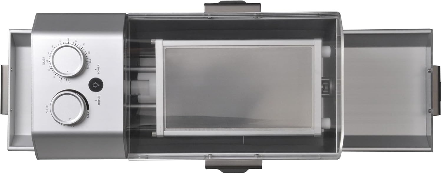 Electric Rotary Sifter with Stainless Steel Screen - Micron Mesh Options - Timer and Speed Control