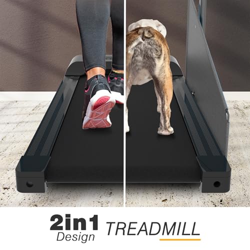 Dog Treadmill for Small and Medium Dogs, Pet Running Machine, Dog Indoor Pacer Treadmill with Remote Control, Dog Pacer Training Pad with LCD Display Screen and Remote