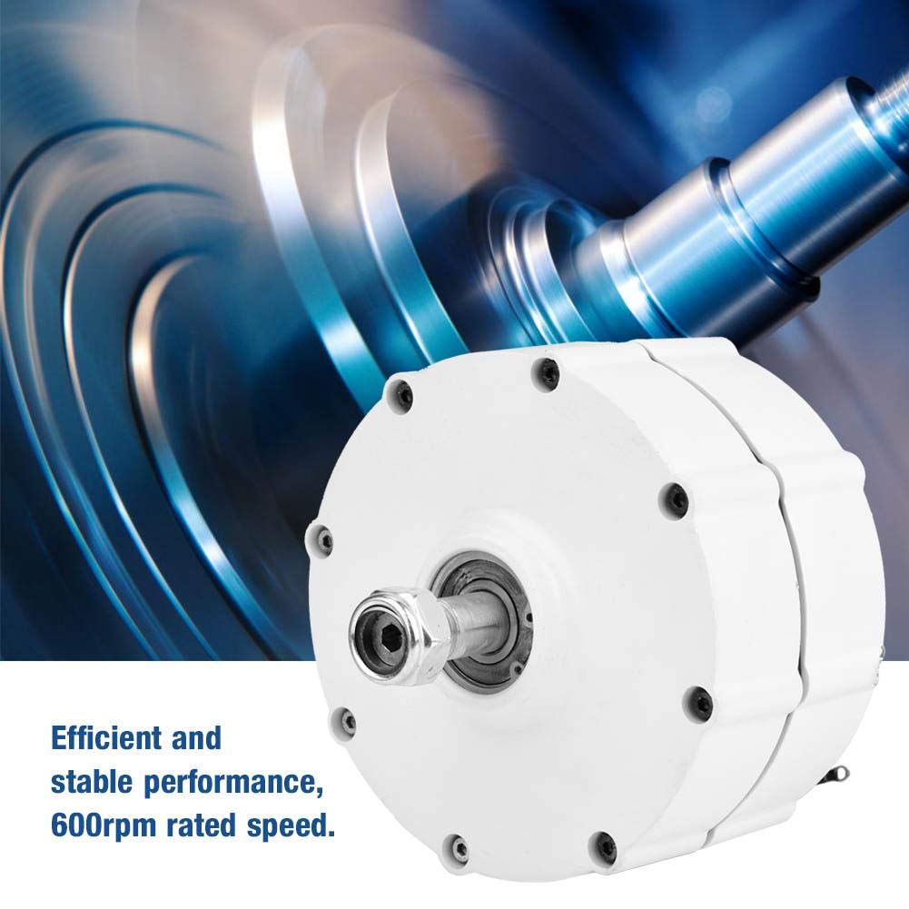 600W 48V Three-Phase Wind Turbine Generator Permanent Magnet Generator Alternator 600RPM 50Hz Wind Power Turbine Generator for Wind Solar Hybrid System