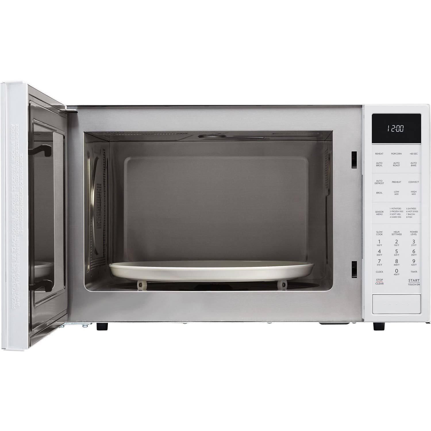 Sharp Carousel Countertop Convection + Microwave Oven 1.5 CU. FT. 900W with Matte White Finish