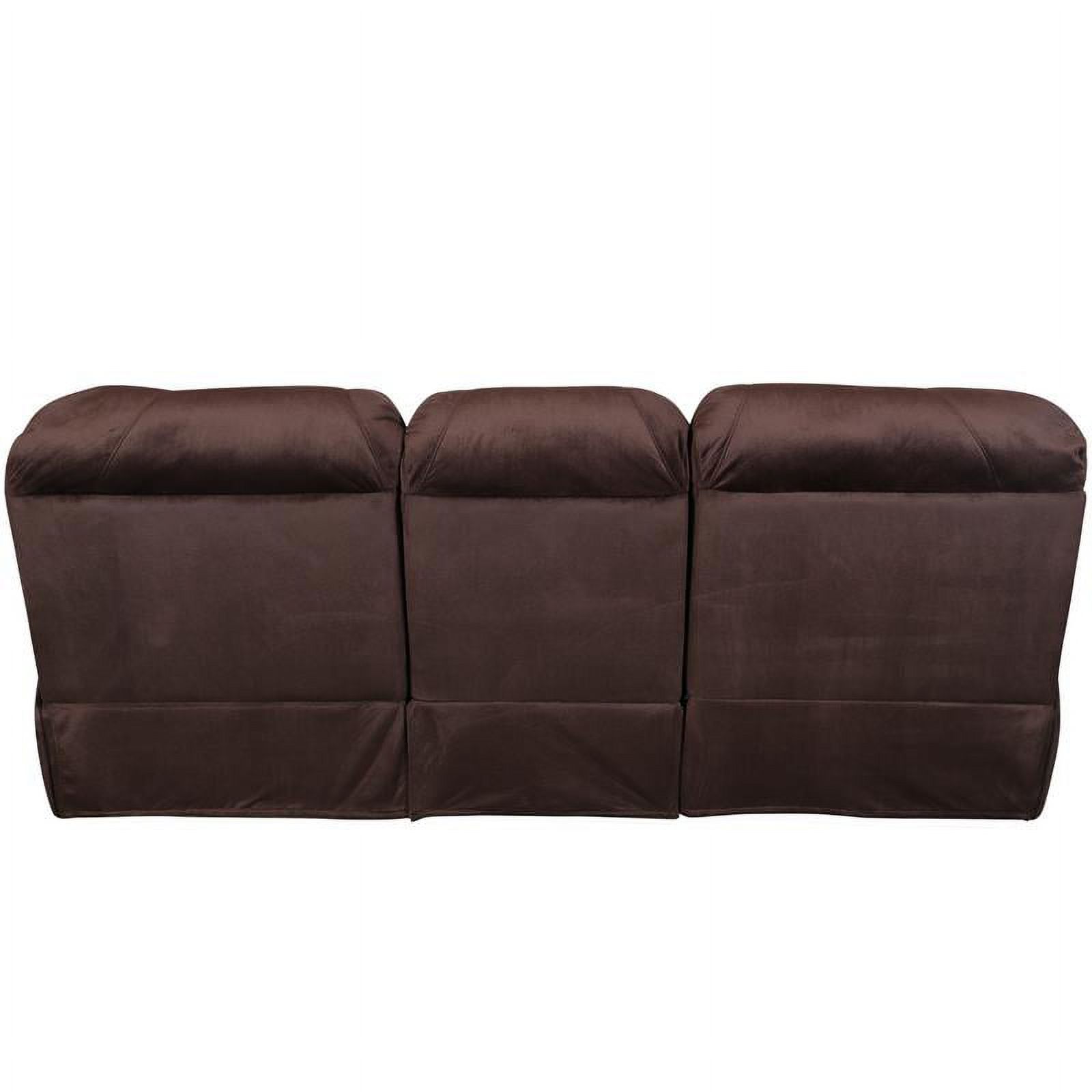 Corvallis Transitional Reclining Sofa - Chocolate