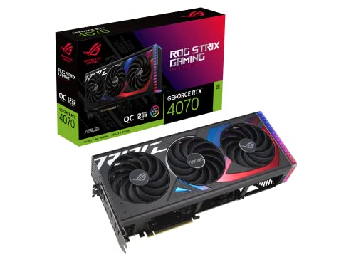ASUS TUF Gaming NVIDIA GeForce RTX™ 4070 OC Edition Gaming Graphics Card (PCIe 4.0, 12GB GDDR6X, HDMI 2.1, DisplayPort 1.4a)