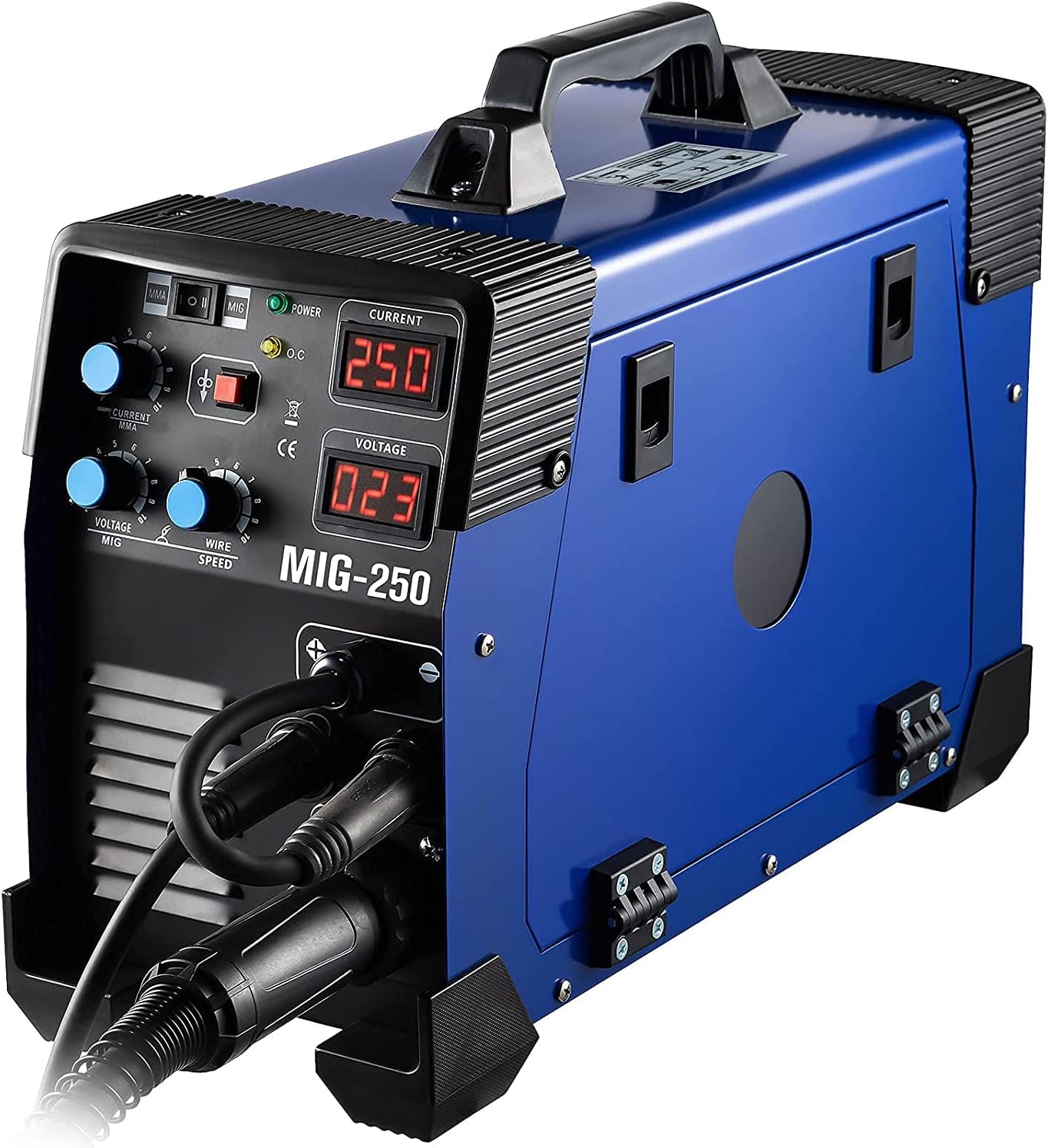 Mophorn MIG Welder, 200 Amp 3 in 1, 220V DC MIG/TIG/Arc Welding Machine, Portable TIG Welder with IGBT Inverter and Digital Display, Lift ARC Welder w/MIG Welder Torch and Cable