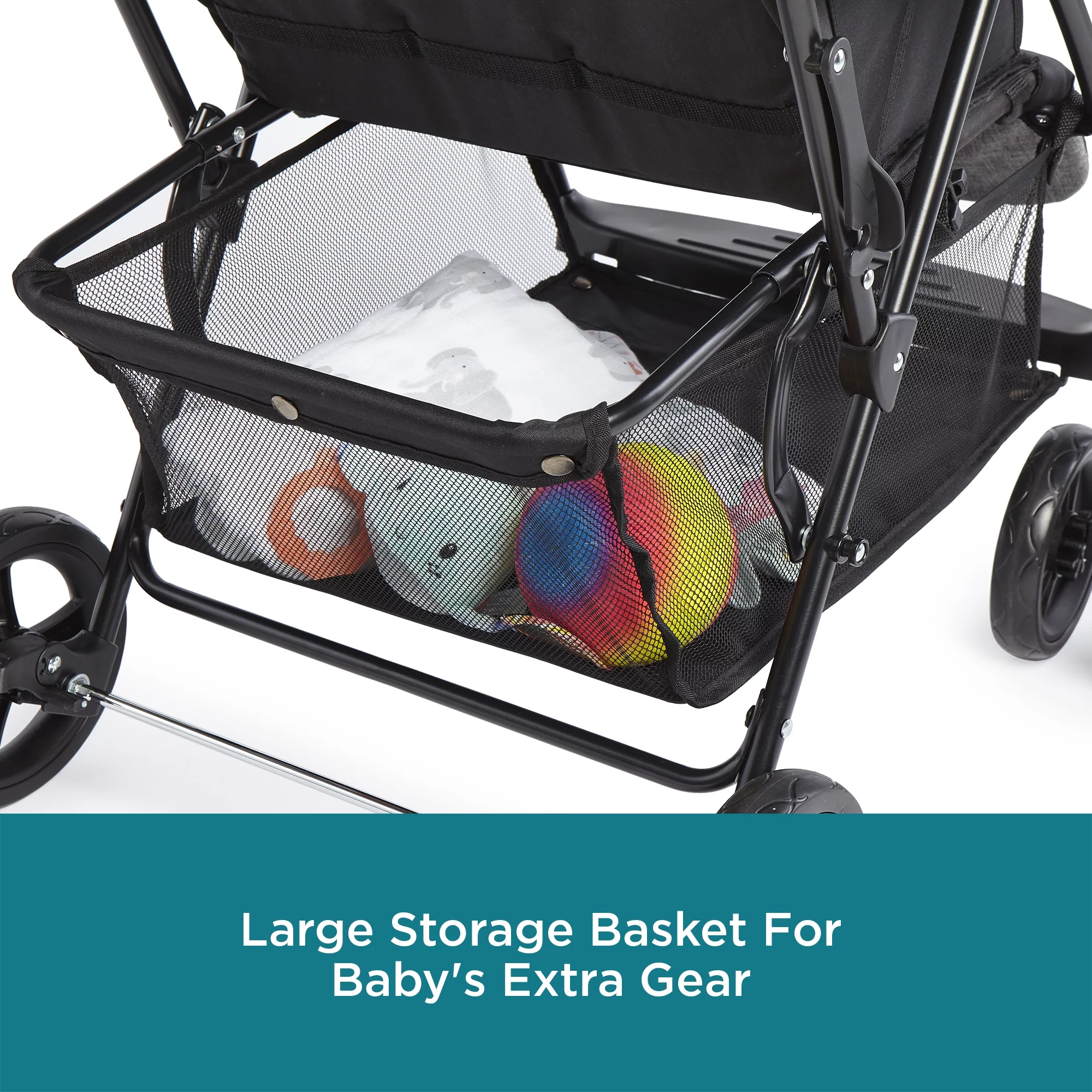 Contours Quick® Lightweight Travel Stroller, Compact Newborn Stroller, Gray