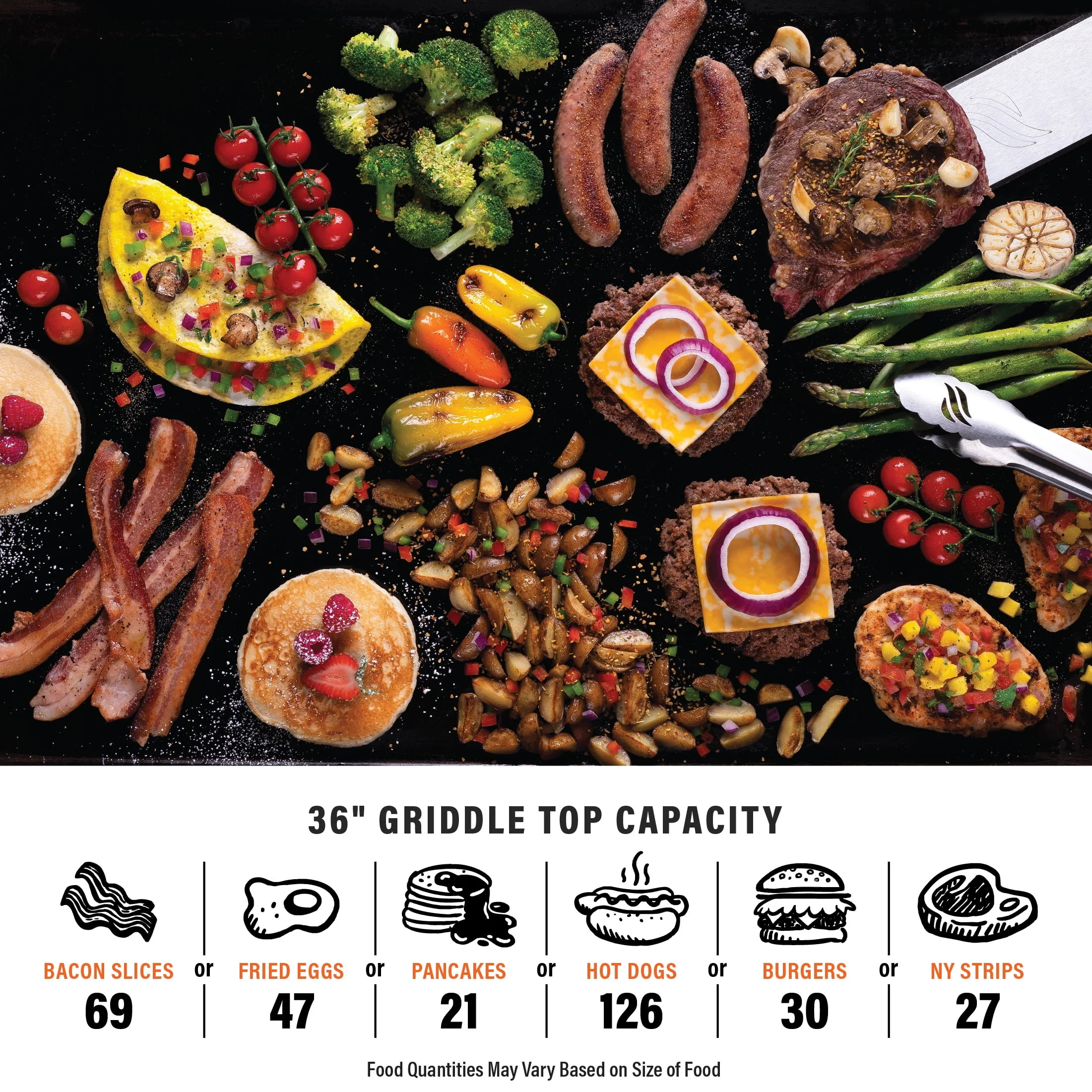 Blackstone ProSeries 4-Burner 36 Propane Griddle with Stainless Steel Cabinet and Hood