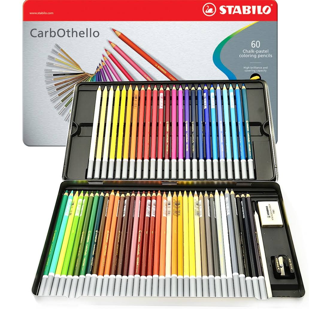Stabilo CarbOthello Pastel Pencil Set of 60 Colors