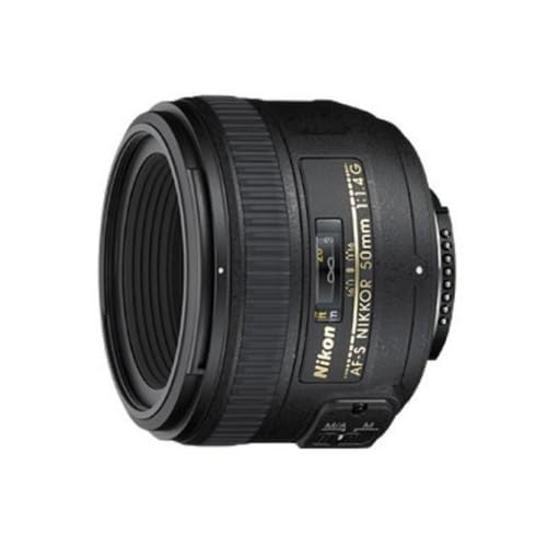 Nikon AF-S FX NIKKOR 50mm f/1.4G Lens with Auto Focus for Nikon DSLR Cameras