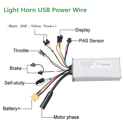 Electric Bike Conversion Kit Rear Wheel Electric Bicycle Motor Conversion Kit E-Bike Cycling Hub,27.5in-48v#1500w