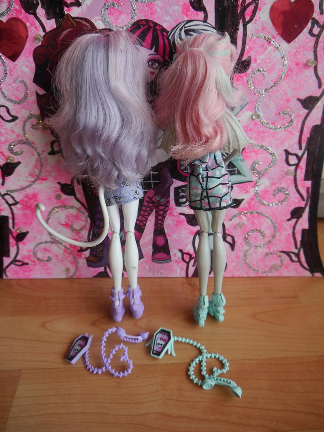 Monster High Ghoul Chat Doll 2-Pack Rochelle Goyle & Catrine DeMew
