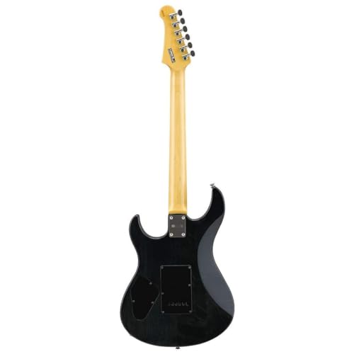 YAMAHA 6 String Solid-Body Electric Guitar, Right, Translucent Black, 612VII (PAC612VIIFM TBL)