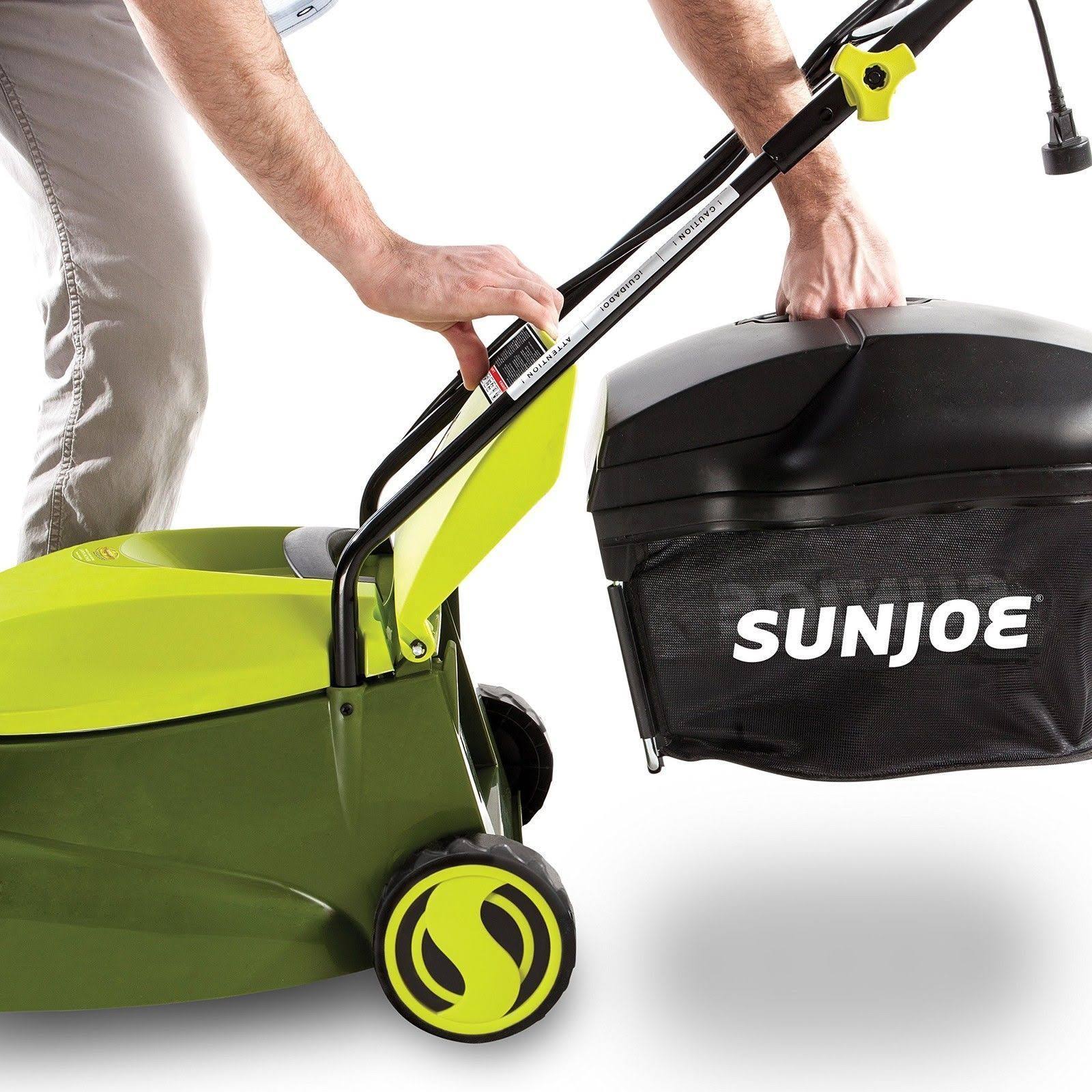 Sun Joe MJ401E Mow Joe 14-inch 12 Amp Electric Lawn Mower with Grass