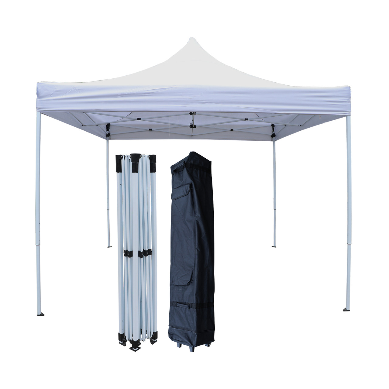 Outdoor Canopy 10x10 Ft For Party Wedding Tent Heavy Duty Gazebo Pavilion White