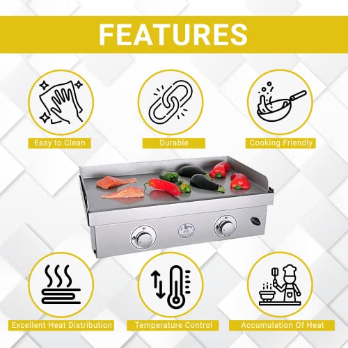 Le Griddle | Burner Outdoor Stainless Steel Griddle |