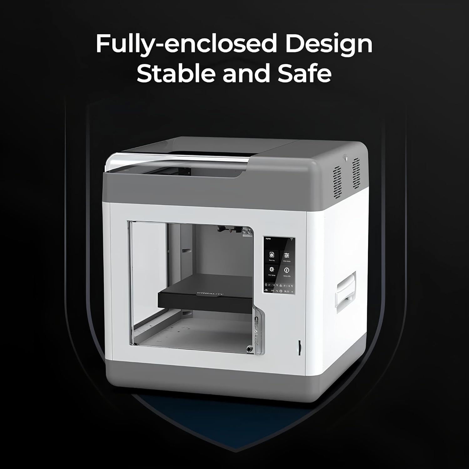 Creality3D Sermoon V1 Pro 3D Printer w/Built-in Camera, Smooth Printing w/Dual-Gear Direct Extruder, Wi-Fi Connectivity, Personal Home Education High Precision Intelligent No Leveling 3D Printing