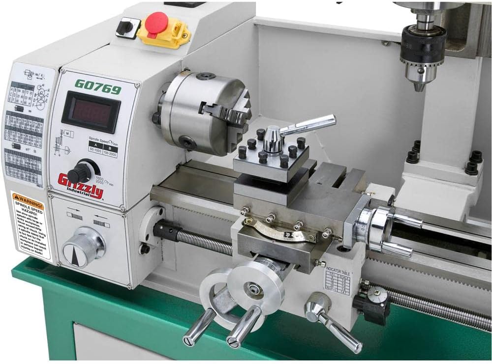 Grizzly Industrial G0769-8" x 16" Variable-Speed Combination Lathe/Mill