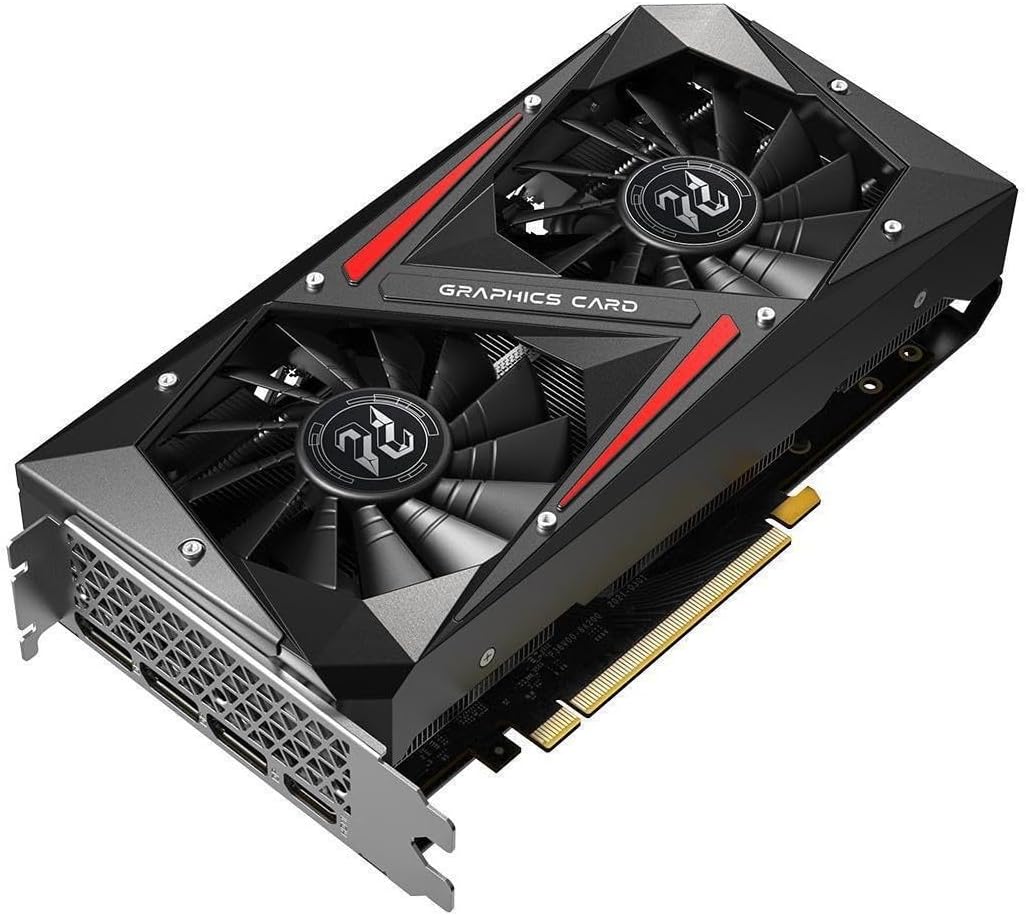 AMD Radeon RX 6650 XT Graphics Card, 8GB GDDR6 Memory Outperforms RTX 3060 as Fast as RTX 4060 and RX 6700 and 7600 3X DP HDMI 2055/2410 MHz Base/Boost 2190 MHZ Memory Cuda 2048 128-bit