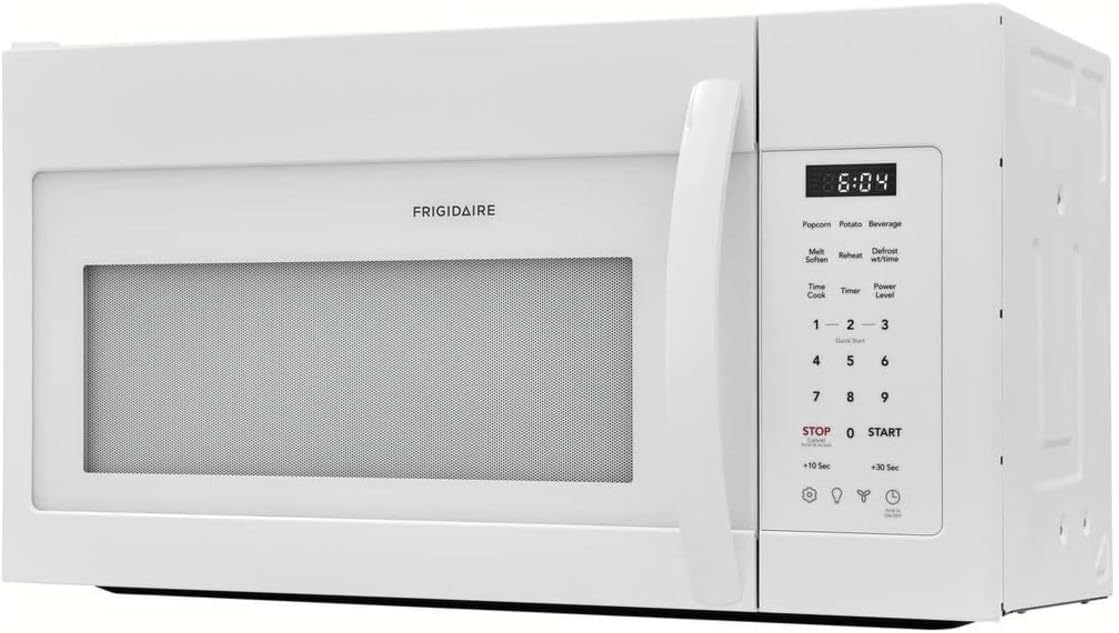 Frigidaire FMOS1846B 30 Inch Wide 1.8 Cu. Ft. 1500 Watt Over the Range Microwave LED Lighting - White