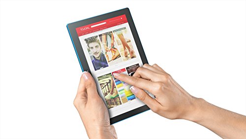 Lenovo Tab 10, 10-Inch Android Tablet, Qualcomm Snapdragon 210 Quad-Core 1.3 GHz Processor, 16 GB Storage, Slate Black, ZA1U0003US (Renewed)
