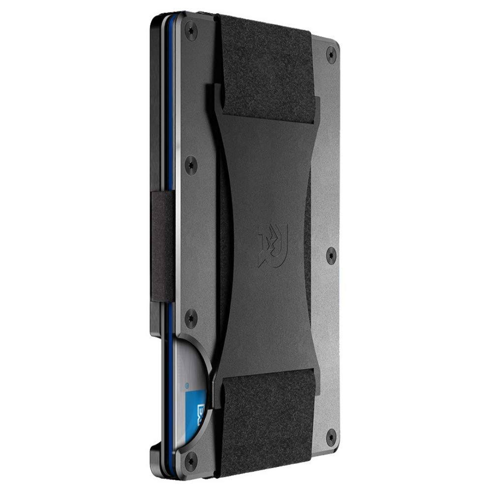 The Ridge Wallet Aluminum - Gunmetal - Cash Strap