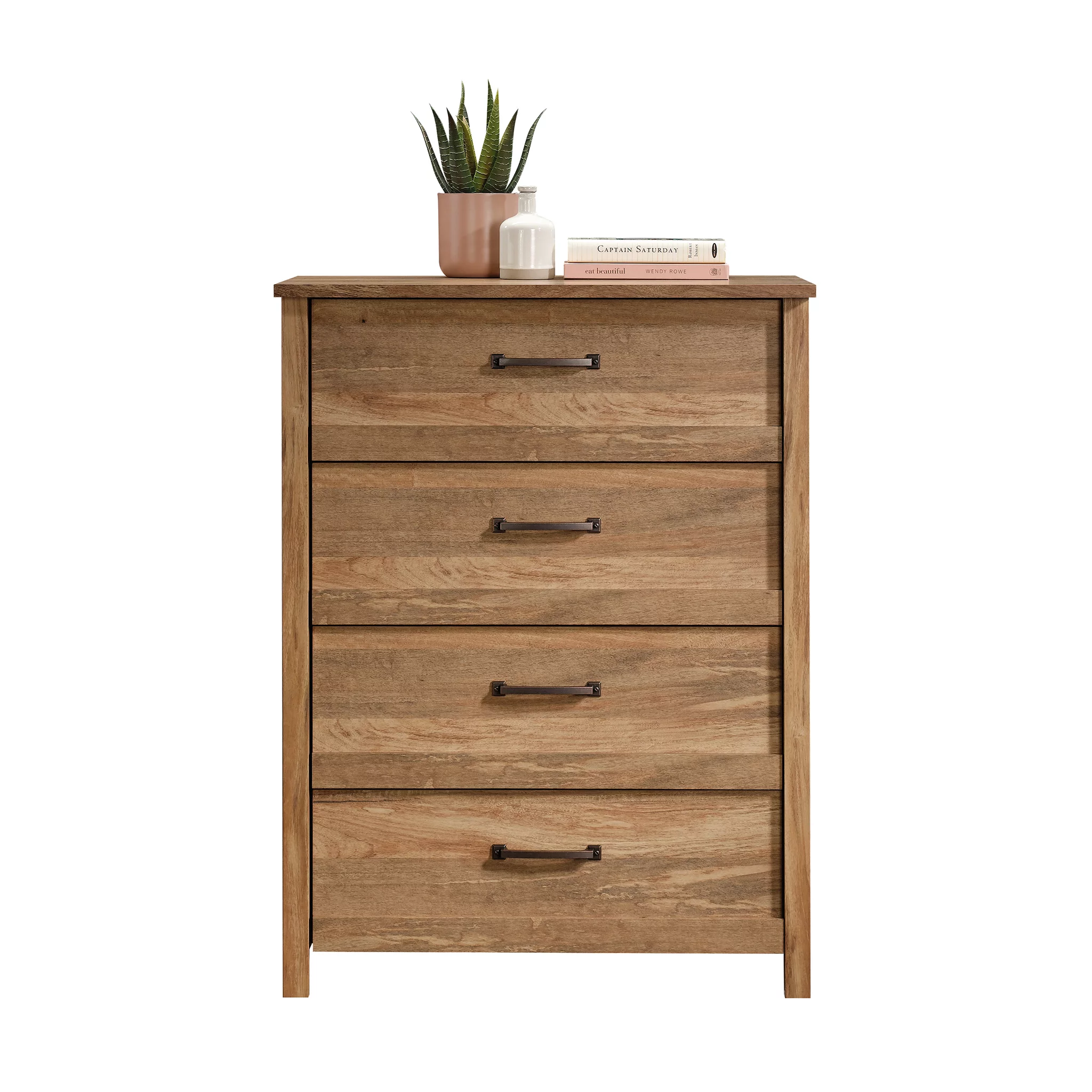 Sauder Cannery Bridge 4-Drawer Dresser, Sindoori Mango Finish