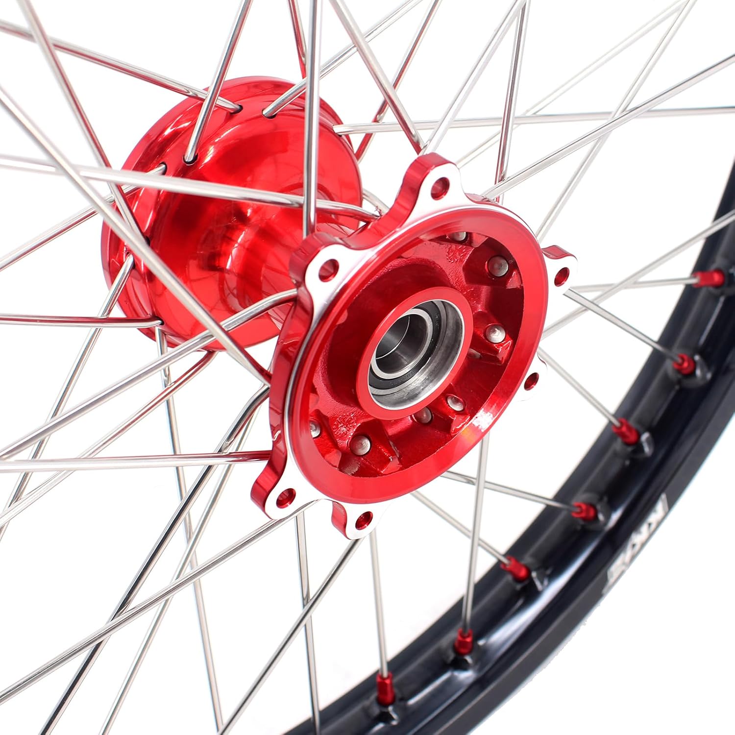 KKE 21-19'' Cast Hubs For Honda CRF250R /CRF450R /CRF450L/ CRF450RL CRF450X CRF450RX 2024 New MX Wheels Rims Nipples