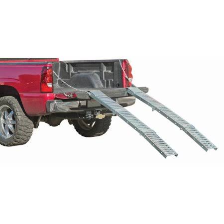 Haul-Master 1000 lb. Capacity 9 in. x 72 in. Tri-Fold Loading Ramps, Set of Two 96513