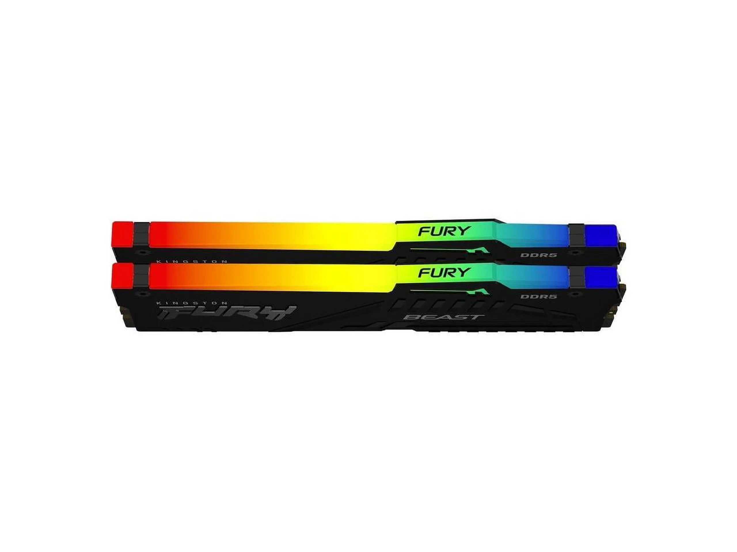 Kingston FURY Beast RGB 32GB (2 x 16GB) 288-Pin PC RAM DDR5 6000 (PC5 48000) Memory (Desktop Memory) Model KF560C40BBAK2-32