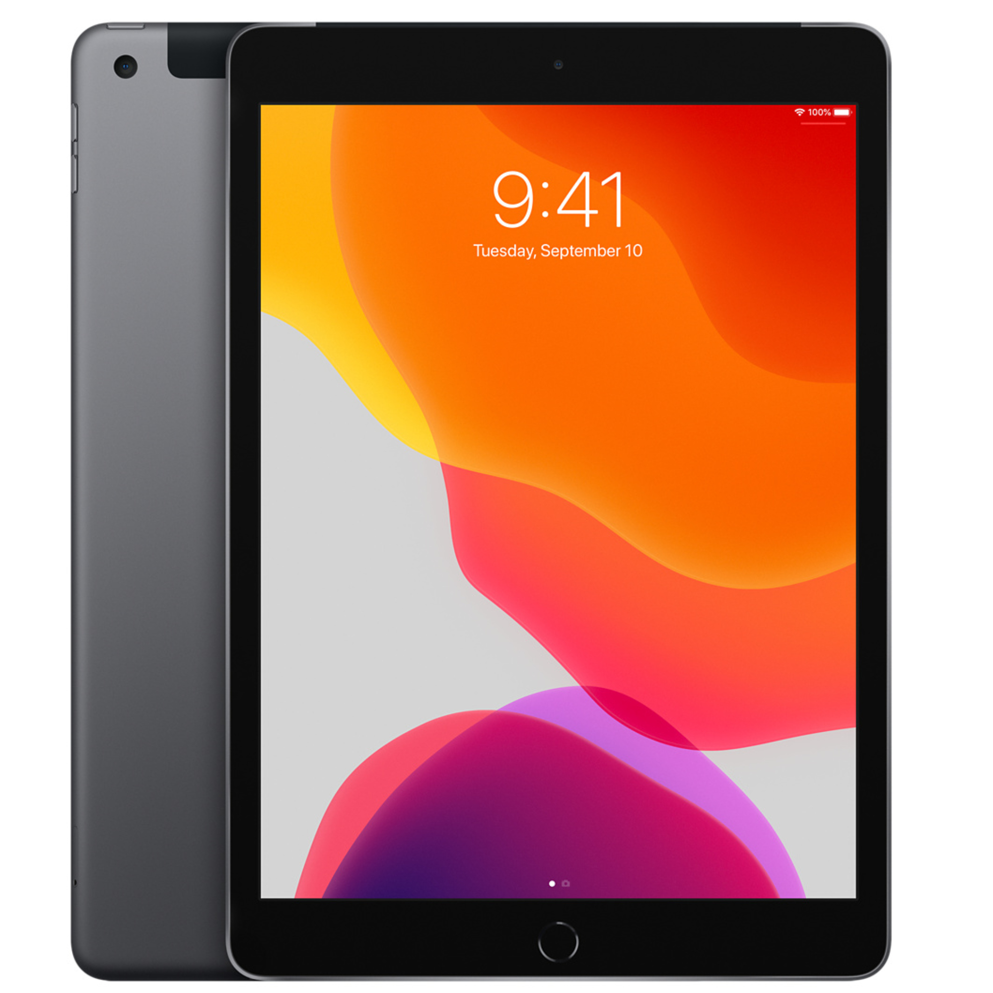 Apple iPad 7th Generation, 10.2", WiFi + Cellular Unlocked,  32GB, Space Gray (Good Condition, Refurbished)