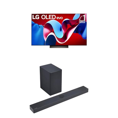 LG 65-Inch Class OLED evo C4 Series Smart TV 4K Processor Flat Screen with Magic Remote AI-Powered with Alexa Built-in (OLED65C4PUA, 2024)
