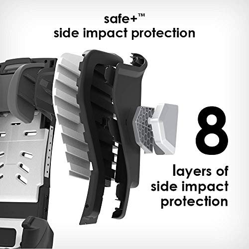 Diono Radian 3QXT SafePlus 4-in-1 Rear and Forward Facing Convertible Car Seat, Safe Plus Engineering, 4 Stage Infant Protection, 10 Years 1 Car Seat, Slim Fit 3 Across, Yellow Mineral