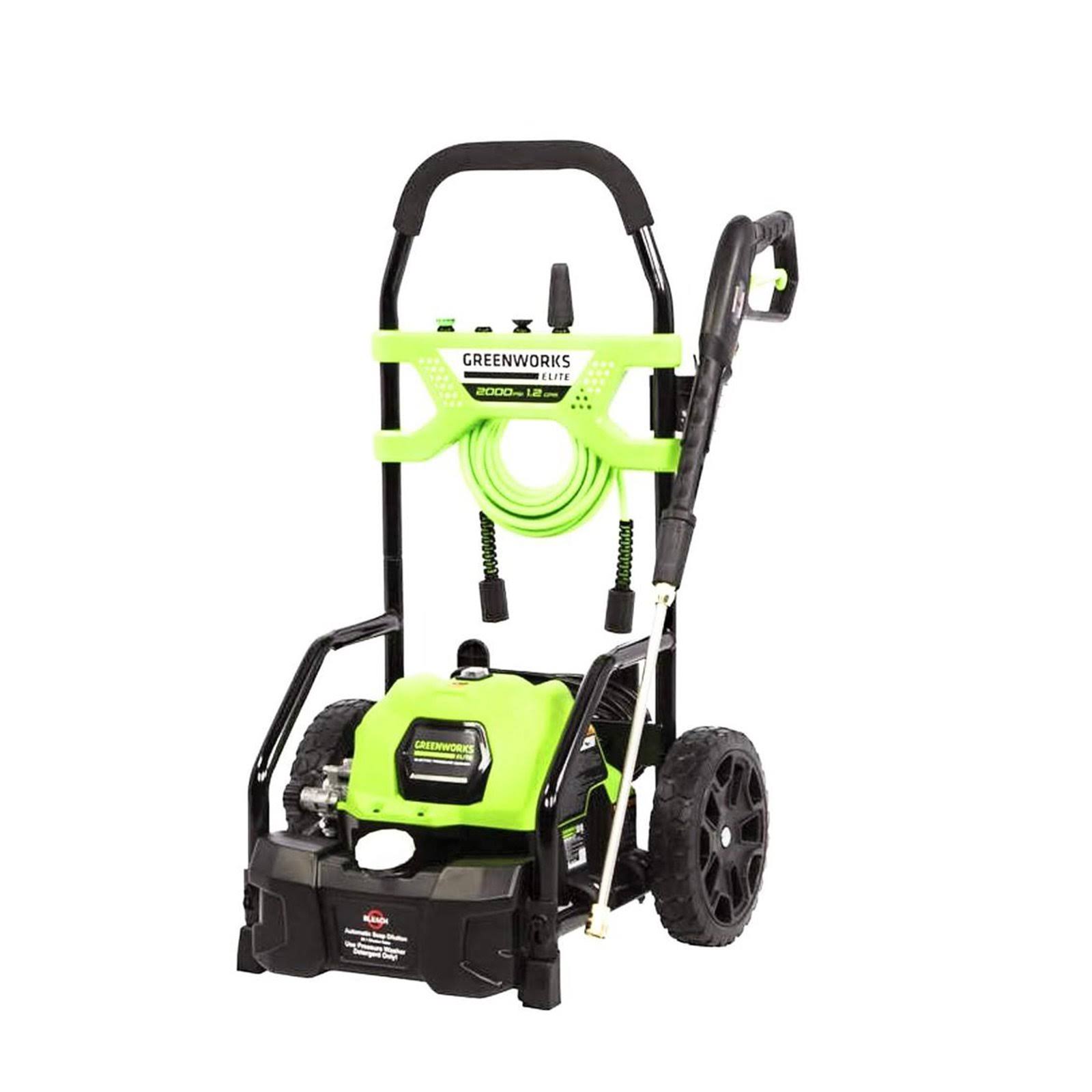 Greenworks GPW2000-1 2000 PSI 1.2 GPM Electric Pressure Washer 5104402