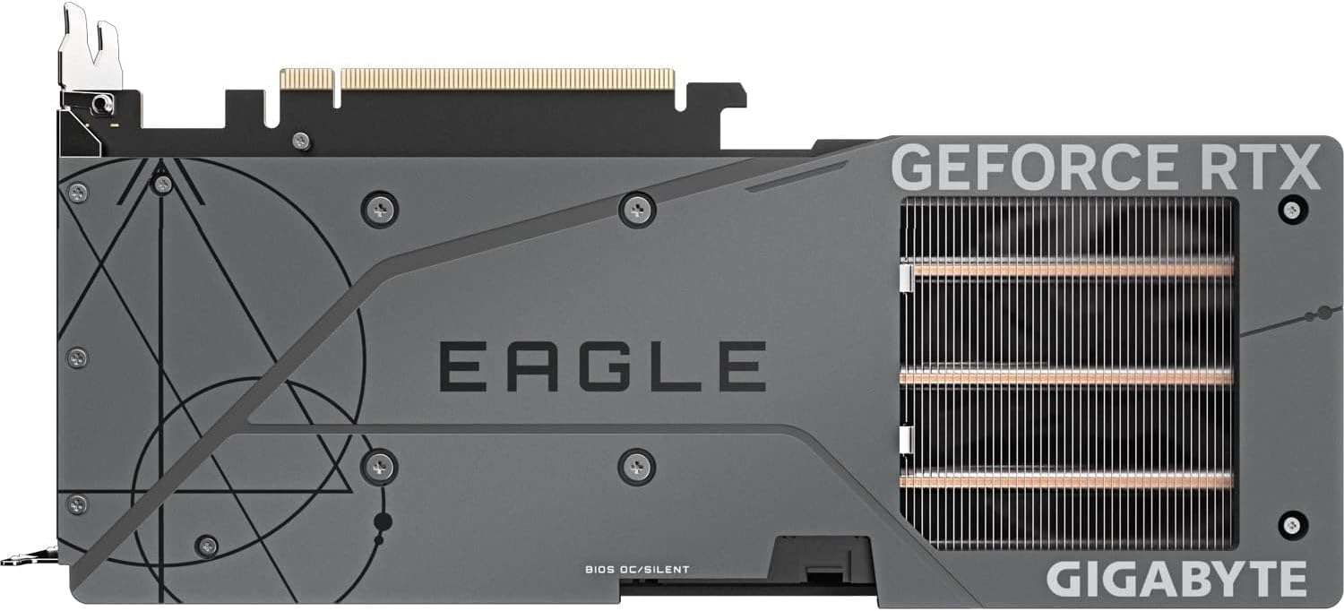 Gigabyte GeForce RTX 4060 TI EAGLE OC 8GB Graphics Card - 8GB GDDR6 18Gbps 128bit, PCI-E 4.0, 2X DisplayPort 1.4, 2X HDMI 2.1a, NVIDIA DLSS 3, Supports 4K, Ada Lovelace Arch, GV-N406TEAGLE OC-8GD