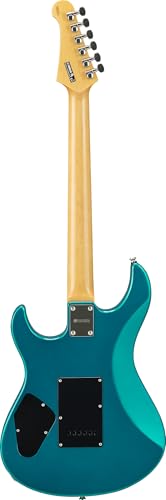 YAMAHA 6 String Solid-Body Electric Guitar, Right, Translucent Black, 612VII (PAC612VIIFM TBL)
