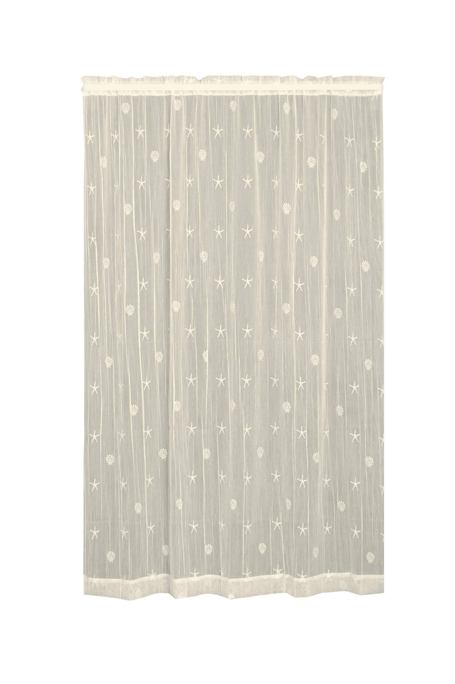 Heritage Lace 7175E-4563 45 x 63 in. Sand Shell PANEL, Ecru